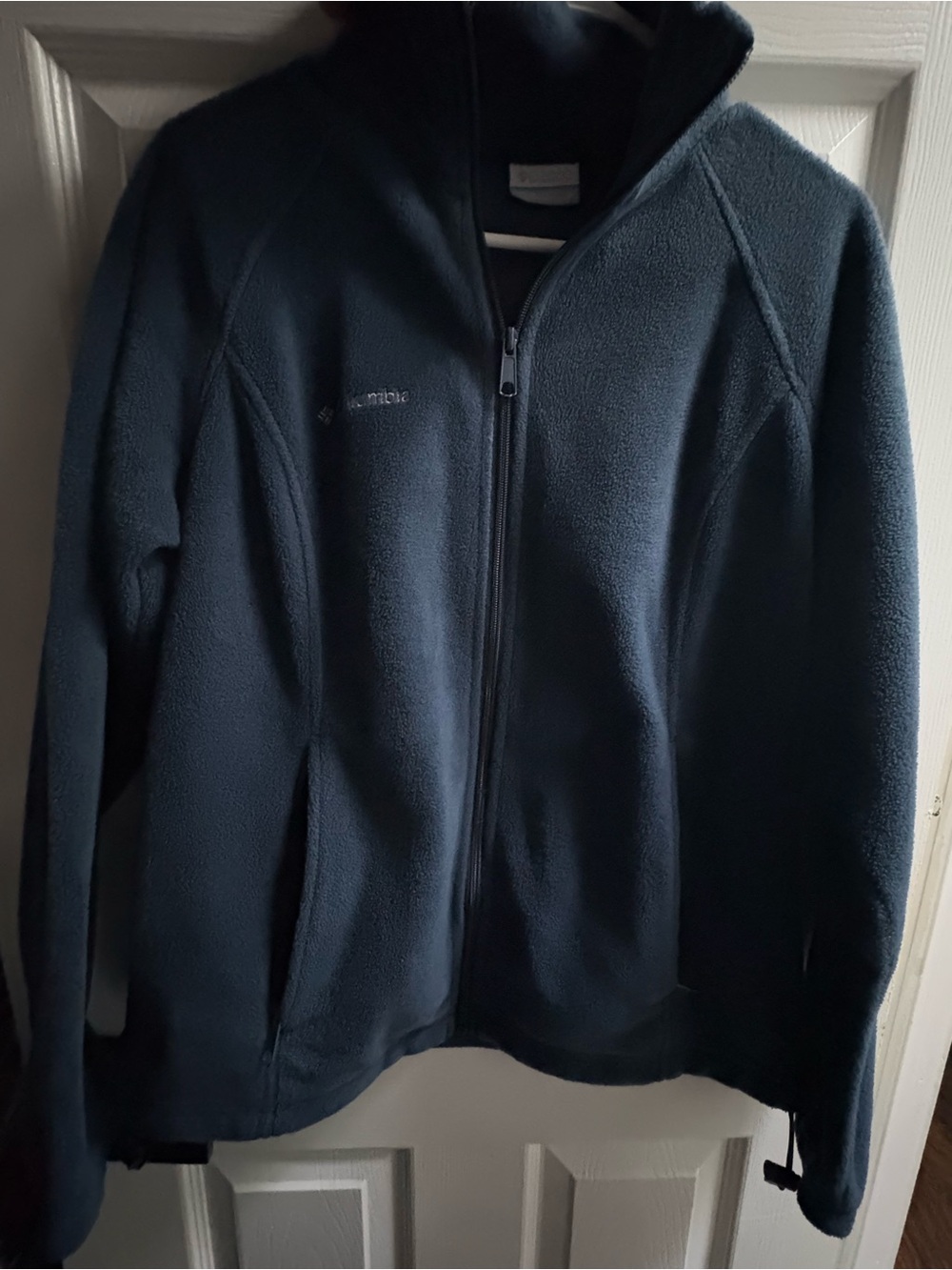 Columbia Benton Springs Fleece Jacket Blue Full Zip Women’s Medium